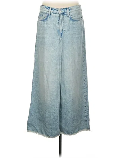 Pre-owned Current Elliott Denim Skirt In Blue