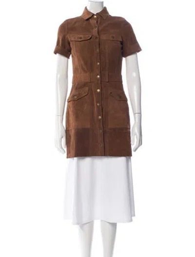 Pre-owned Current Elliott Dress In Brown