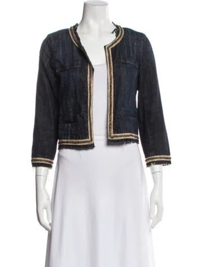 Pre-owned Current Elliott Jacket In Blue