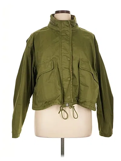 Pre-owned Current Elliott Jacket In Green