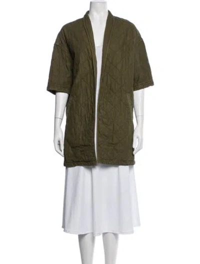 Pre-owned Current Elliott Jacket In Green