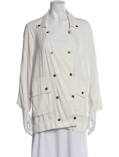 Pre-owned Current Elliott Jacket In White