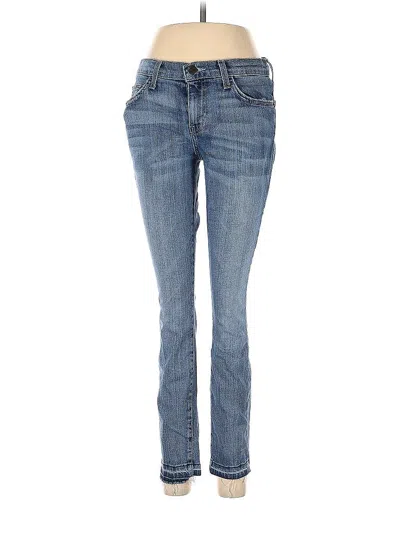 Pre-owned Current Elliott Jeans In Blue