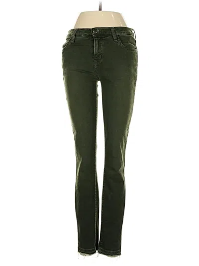 Pre-owned Current Elliott Jeans In Green