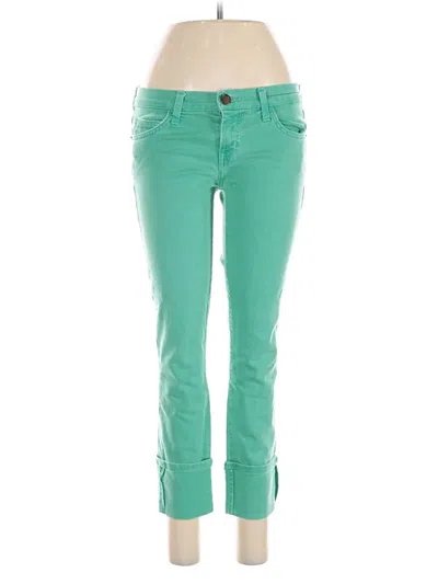 Pre-owned Current Elliott Jeans In Green