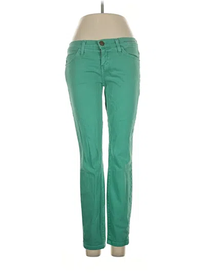 Pre-owned Current Elliott Jeans In Green