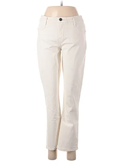 Pre-owned Current Elliott Jeans In Ivory