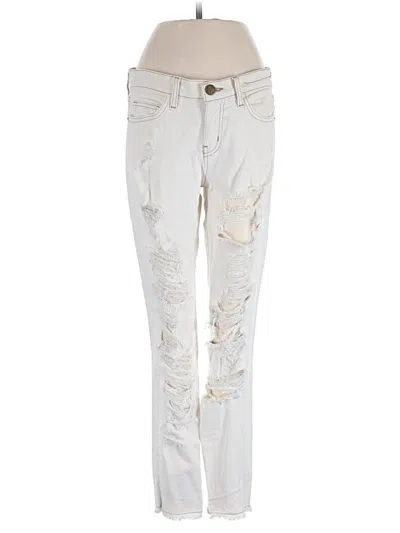 Pre-owned Current Elliott Jeans In Ivory