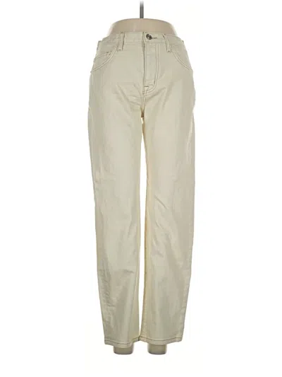 Pre-owned Current Elliott Jeans In Ivory