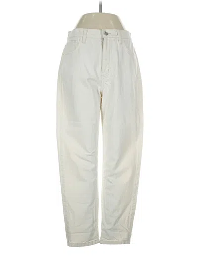 Pre-owned Current Elliott Jeans In Ivory