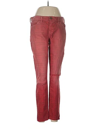 Pre-owned Current Elliott Jeans In Red