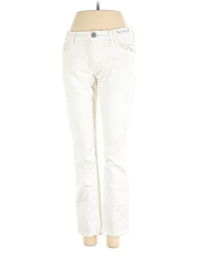 Pre-owned Current Elliott Jeans In White