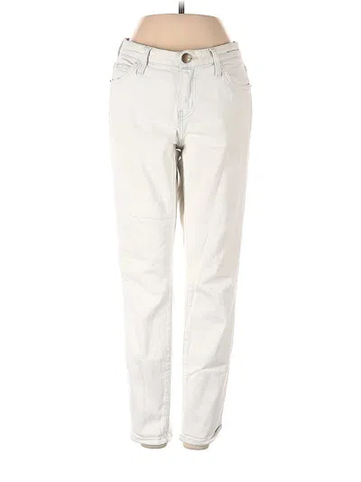 Pre-owned Current Elliott Jeans In White