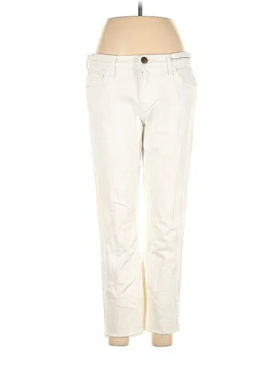 Pre-owned Current Elliott Jeans In White