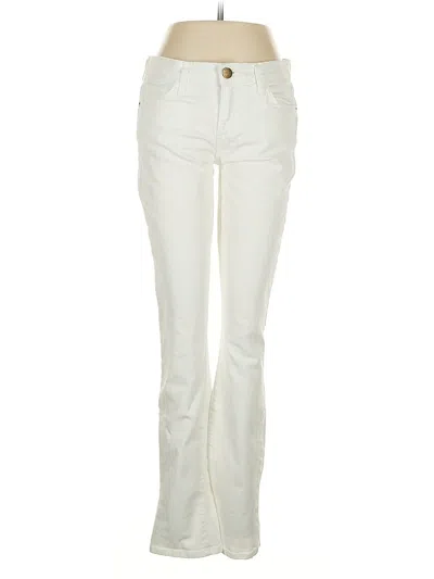 Pre-owned Current Elliott Jeans In White
