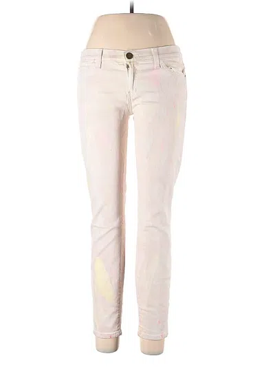 Pre-owned Current Elliott Jeans In White