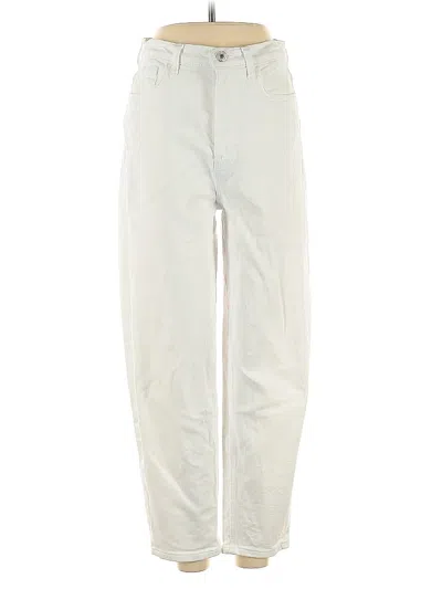 Pre-owned Current Elliott Jeans In White