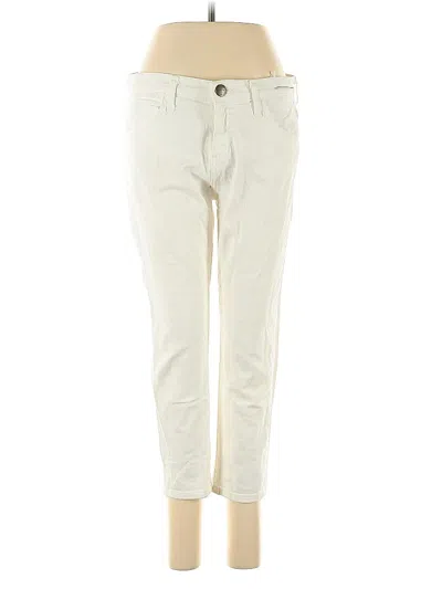 Pre-owned Current Elliott Jeans In White