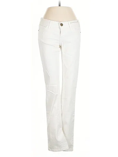 Pre-owned Current Elliott Jeans In White