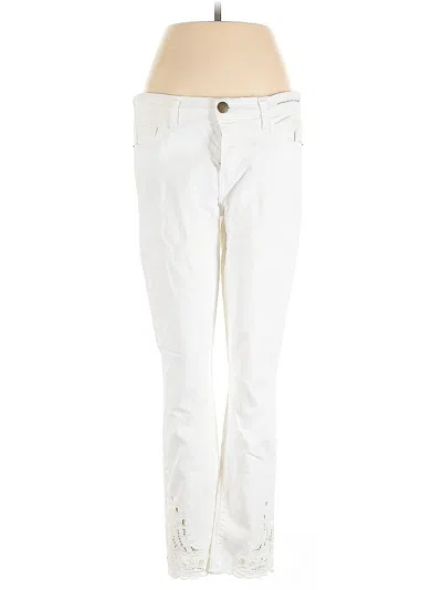 Pre-owned Current Elliott Jeans In White