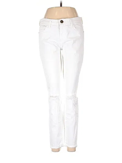 Pre-owned Current Elliott Jeans In White