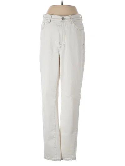 Pre-owned Current Elliott Jeans In White