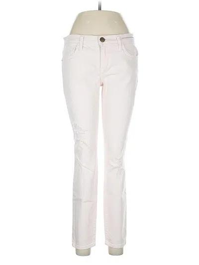 Pre-owned Current Elliott Jeans In White