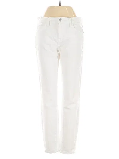 Pre-owned Current Elliott Jeans In White