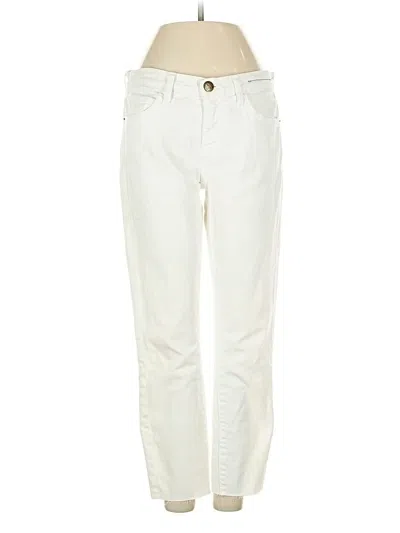 Pre-owned Current Elliott Jeans In White