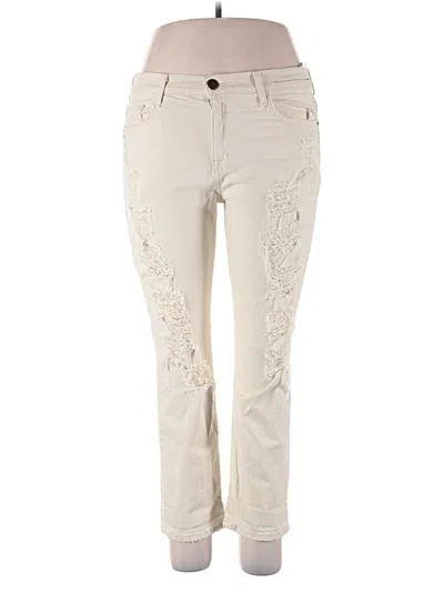 Pre-owned Current Elliott Jeans In White