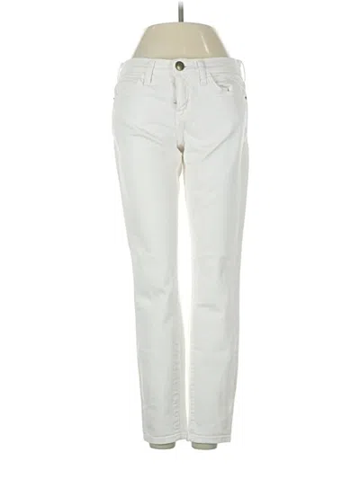 Pre-owned Current Elliott Jeans In White