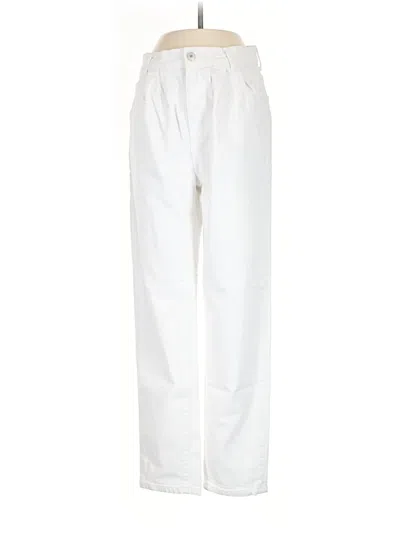 Pre-owned Current Elliott Jeans In White