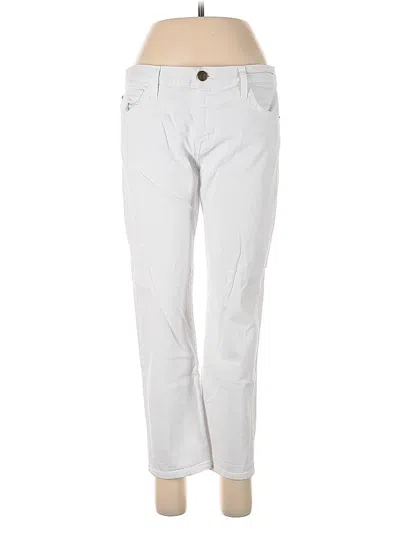 Pre-owned Current Elliott Jeans In White
