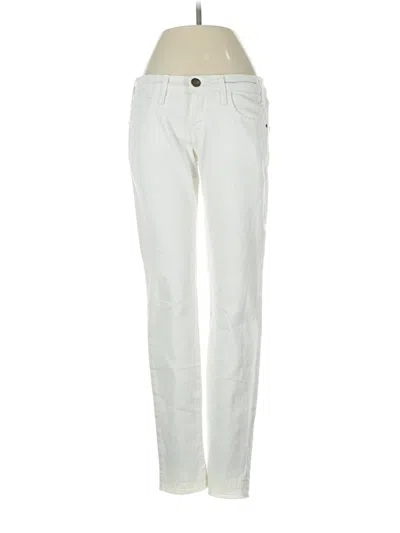 Pre-owned Current Elliott Jeans In White