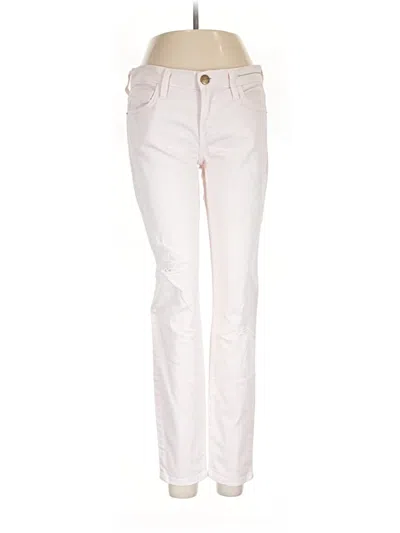 Pre-owned Current Elliott Jeans In White