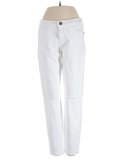 Pre-owned Current Elliott Jeans In White
