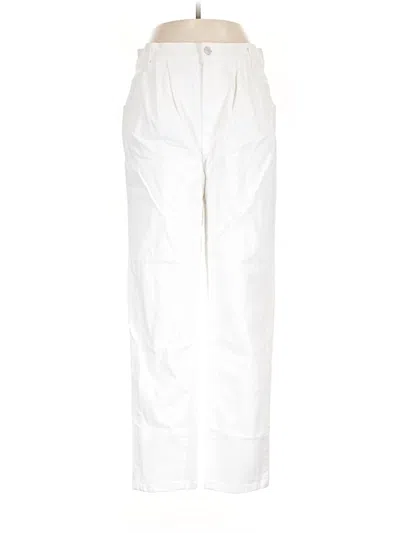Pre-owned Current Elliott Jeans In White