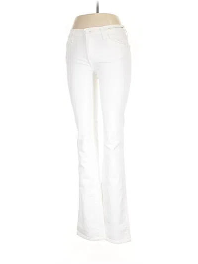 Pre-owned Current Elliott Jeans In White