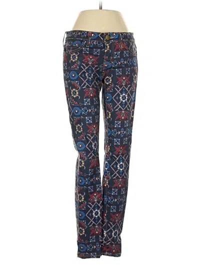 Pre-owned Current Elliott Jeggings In Blue