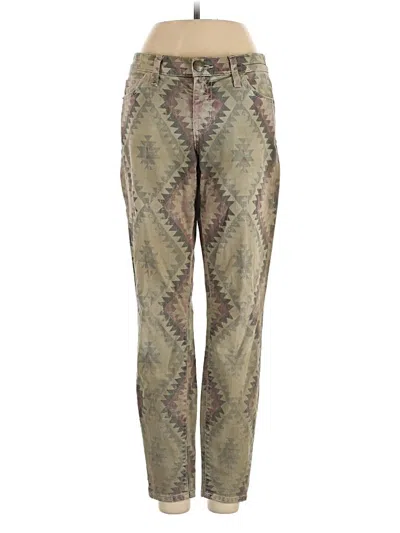 Pre-owned Current Elliott Jeggings In Green