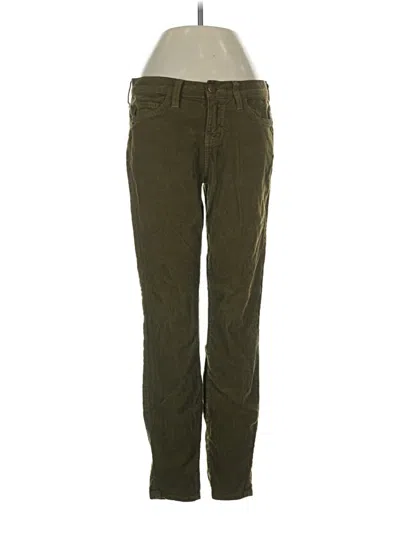 Pre-owned Current Elliott Jeggings In Green