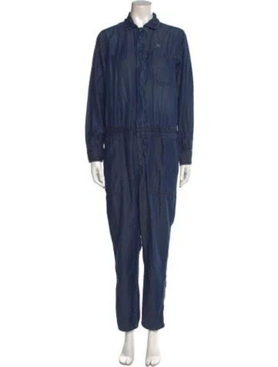 Pre-owned Current Elliott Jumpsuit In Blue