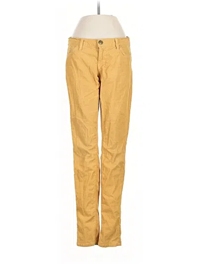 Pre-owned Current Elliott Khaki Pant In Gold