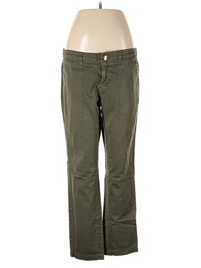 Pre-owned Current Elliott Khaki Pant In Green