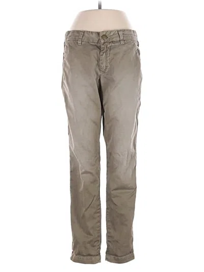Pre-owned Current Elliott Khaki Pant In Green