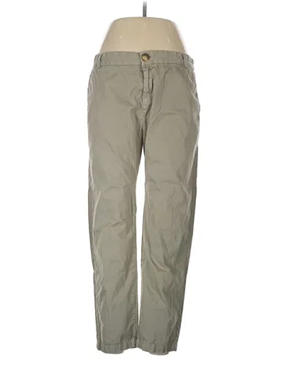 Pre-owned Current Elliott Khaki Pant In Green