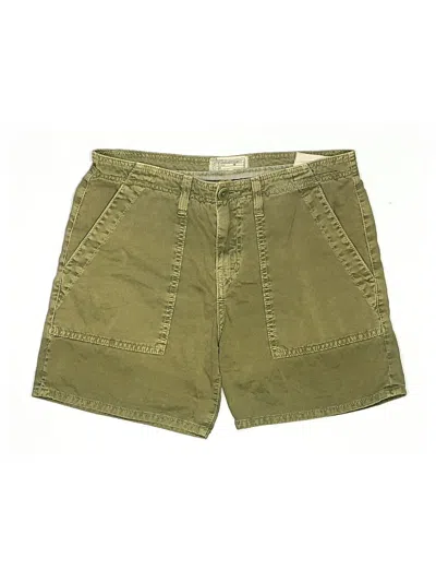 Pre-owned Current Elliott Khaki Shorts In Green