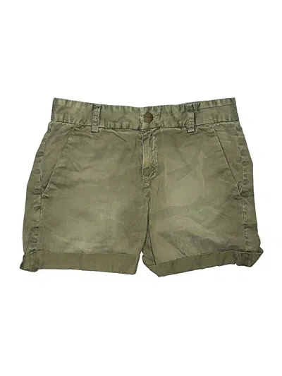 Pre-owned Current Elliott Khaki Shorts In Green