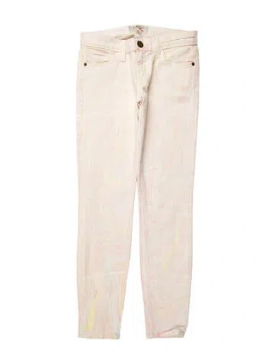 Pre-owned Current Elliott Low-rise Skinny Leg Jeans In Multi