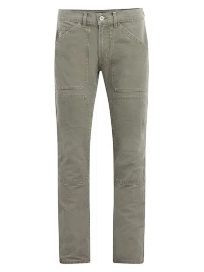 Current Elliott The Williams Straight Leg Utility Pants In Army Green